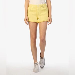 Kut From The Kloth Jane High Rise Short - Lemon Drop